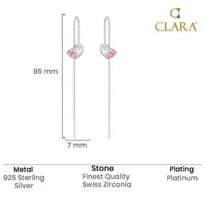 NOVAMART Fine Premium 925 Sterling Silver Sui Dhaga Threader Earrings Buy Crystal Jewelry Wholesale Export - Product Image 5