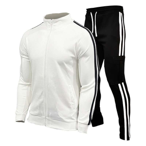 Dernier design, vente en gros, survêtement décontracté à capuche personnalisé, vêtements de sport unis, survêtement de fitness, ensemble deux pièces pour hommes, séchage rapide - Product Image 3