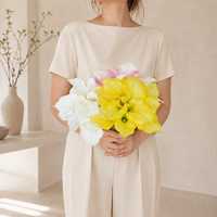 Lys Calla Artificiel Effet Naturel en Caoutchouc Souple – Tige de Fleur Artificielle de Haute Qualité pour Décoration Mariage, Maison, Hôtel – Nouveau Design