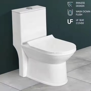 Marché saoudien prix bon marché porcelaine matériaux sanitaires cristal modèle une pièce toilette pour hôtel 5 étoiles - Product Image 5