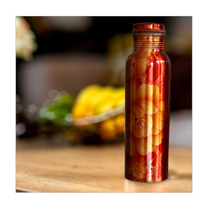 <b>Metal</b> Crafts Copper Drinking <b>Water</b> <b>Bottle</b> 100% Purity Copper Beer <b>Bottle</b> and Storage <b>Bottles</b> - Product Image 1