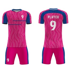 ชุดเสื้อฟุตบอลสำหรับเด็กเยาวชนเสื้อทีมแห้งเร็วระบายอากาศได้ดีผลิตตามสั่ง - Product Image 1