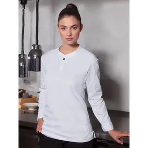 Custom <b>Ladies</b> Long-Sleeve Work <b>Polo</b> <b>Shirt</b> Promotional Merchandise - Product Image 4