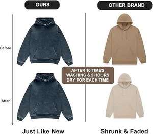 Sudaderas con capucha de hombre cómodas con diseño de moda de invierno transpirable de alta calidad con logotipo personalizado - Product Image 5