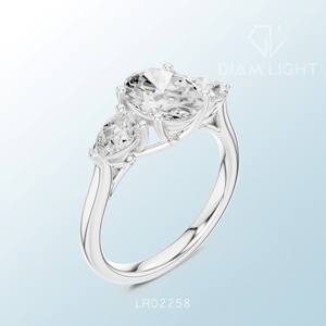 Belle bague en forme de poire ovale, sur commande, certifiée IGI, style artisanal élégant, idéale pour les acheteurs, bague personnalisée de haute qualité - Product Image 4