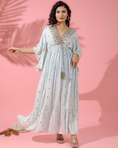 Vestido personalizado de alta moda Vestido casual largo elegante romántico para mujer - Product Image 5