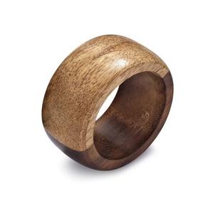 Élégants anneaux de serviette en bois faits à la main, parfaits pour les mariages, les fêtes, les repas festifs, les banquets, les cafés, les restaurants et les maisons - Product Image 4