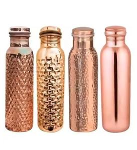 Premium pure copper <b>water</b> <b>bottle</b> | Leakproof, handcrafted | Ayurvedic health benefits | Eco-friendly drinkware <b>bottles</b> - Product Image 2