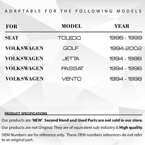 Manguera de aire del motor para Volkswagen Passat, Golf, Seat Toledo - Product Image 2