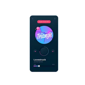 Desenvolvimento intuitivo do music player personalizado com recursos de pesquisa inteligente Desenvolvimento de aplicativos de música personalizados para compartilhamento social de música