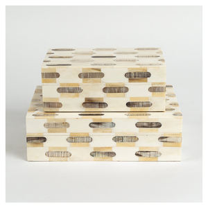 Caja de Incrustaciones de Hueso Encantadora, Caja de Almacenamiento de Joyas Cuadrada y Rectangular de Alta Calidad Hecha en India, Caja Decorativa de Incrustaciones de Hueso Hecha a Mano - Product Image 5