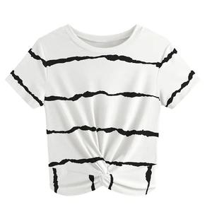 Top Corto de Lona Ecológico de Verano para Mujer, Mezcla de Algodón de Alta Calidad, Logotipo Personalizado, Hecho en Pakistán - Product Image 1