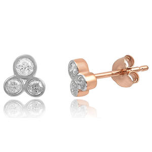 Boucles d'oreilles plaquées or design de luxe boucle d'oreille en pierre de zircon en argent sterling 925 pour les femmes bijoux cadeaux - Product Image 4