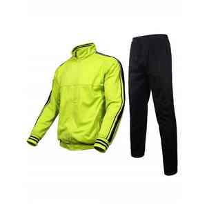 Conjuntos de chándal de 2 piezas para hombre, trajes de jogging informales, conjunto deportivo con cremallera completa, chándal con cuello levantado para hombre - Product Image 1