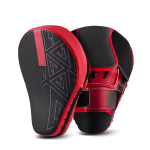 New Style Wholesale <b>Focus</b> <b>Pads</b> Leather Martial Arts Professional Training Punching <b>Pads</b> Kickboxing Training With Custom Logo - Product Image 4