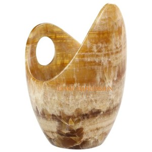 Cubo de hielo de vino de diseño Simple chapado en oro de latón metálico Cubo de hielo de Vino redondo hecho a mano clásico decorativo de mesa Vintage - Product Image 3