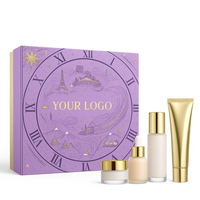 Coffrets cadeaux de soins de la peau en marque propre, coffret à l'acide hyaluronique, coffret éclaircissant pour la peau, crème, lotion, sérum, soins du visage vegan