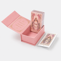 Fabricant OEM, impression personnalisée, vente en gros, œuvres d'art peintes à la main, ensemble complet, jeu de cartes de tarot personnalisées, boîte de jeu personnalisée