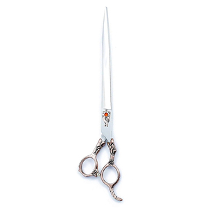 Ciseaux de toilettage pour animaux Dragon Handle Mirror Polish Straight Sharp Blade Barber Hair Grooming Scissors For Animal - Product Image 4