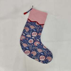Wholesale Handmade Vintage Cotton <b>Stocking</b> Luxury Indian Santa Claus Shape Christmas <b>Stocking</b>, Wholesale Indian <b>Stockings</b> Buy - Product Image 5
