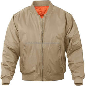 Blouson aviateur élégant à fermeture éclair pour hommes manteaux décontractés Streetwear d'automne et d'hiver vêtements d'extérieur pour les hivers - Product Image 1