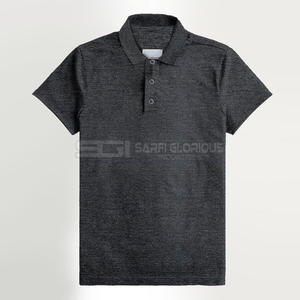 Polo homme avec logo personnalisé, panneau de couleur contrastée élégant, OEM ODM, coton de haute qualité - Product Image 5