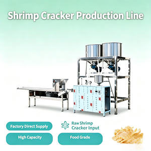Industrial Automatic Prawn Crackers Extruding <b>Machine</b> Multi-functional Shrimp Chips Puffed Food Production Line For Factory - Product Image 1