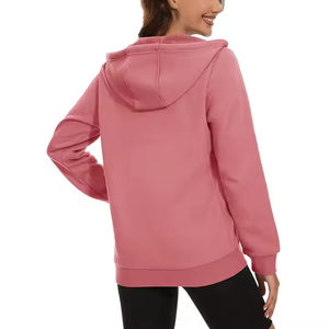 Sudadera con Capucha de Invierno para Mujer, Talla Grande, Personalizada, de Alta Calidad, Informal, para Calle, con Bordado 3D en la Parte Delantera, Transpirable, de Forro Polar - Product Image 2