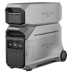 สถานีไฟฟ้าพกพา NEW EU ECOFLOWSS DELTA Pro 3 ขนาด 8KW พร้อมแบตเตอรี่เสริม, แรงดันไฟฟ้า 120/240V กำลังไฟ 4000W AC, เครื่องกำเนิดไฟฟ้าพลังงานแสงอาทิตย์สำหรับใช้ในบ้าน - Product Image 2