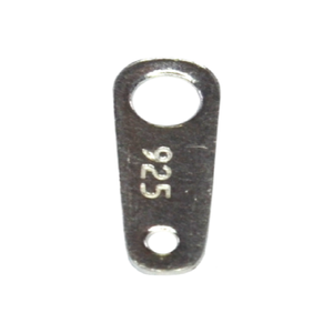 Clips d'extrémité 2mm en argent sterling Entreprises Sterling Clips d'extrémité 2mm en argent sterling - Product Image 6