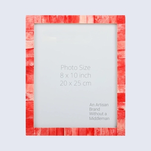 Cadre photo en os incrusté fait main de luxe pour la décoration intérieure haut de gamme - Product Image 1