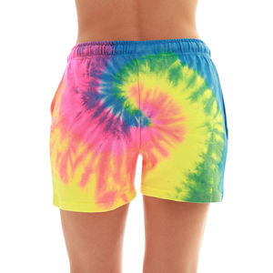 Shorts décontractés pour femmes en coton de qualité supérieure, taille confortable, fermeture élastique à la taille, tissu en coton français, sur demande du client - Product Image 5