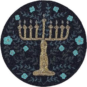 Wholesale Custom Life of Tree Designed Polyester Bead <b>Placemat</b> <b>Christmas</b> Indoor Decorative Mat Dining Table <b>for</b> Home Hotel - Product Image 2