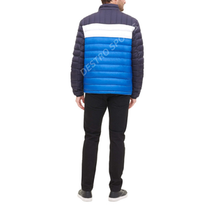 Veste matelassée à capuche brillante thermique pour hommes Manteau d'hiver isolé Veste matelassée en duvet résistante à l'eau Fabricant Exportateur - Product Image 5