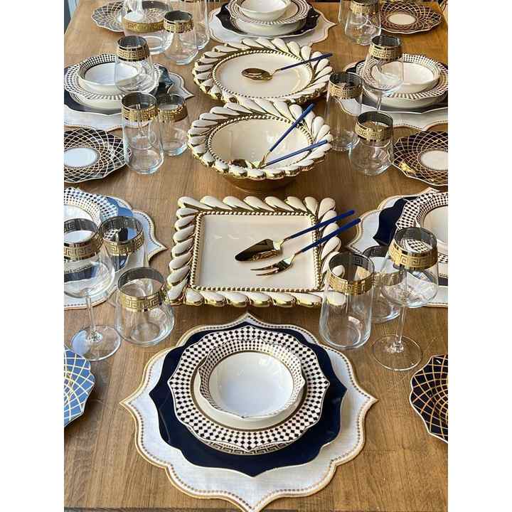 Dining Set Quadro 57 Pieces for 6 Persons