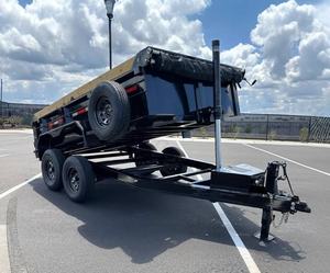 High Quality 5 Ton Farm Tipping <b>Trailer</b> with Two <b>Wheels</b> Featuring Core Gear Component Available for Sale - Product Image 3