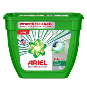 مسحوق غسيل Ariel منظف عالي الجودة للبيع بالجملة/مسحوق غسيل Ariel، كبسولات ARIEL 3.75 كجم/ 15 (MS/لون/لمسة لينور)