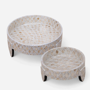 Support à nourriture en nacre, fait à la main, coquille naturelle pour la présentation des aliments, table de présentation, Vietnam - Product Image 1