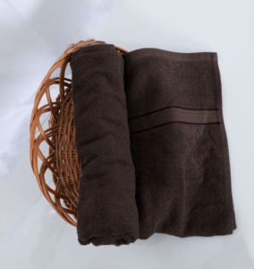 Hấp thụ cao hữu cơ thân thiện với môi trường màu sô cô la dệt dành cho người lớn <span class=keywords><strong>Terry</strong></span> vải khăn chất lượng tuyệt vời cho sử dụng hàng ngày-Tắm - Product Image 6