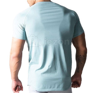 Nouveauté T-shirts de fitness surdimensionnés en coton pour hommes Fabricants d'usine T-shirts de fitness pour hommes - Product Image 3