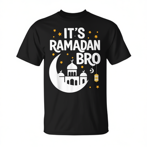 Maglietta Promozionale Islamica con Design Pigiama per Ramadan Mubarak ed Eid Kareem - Product Image 2