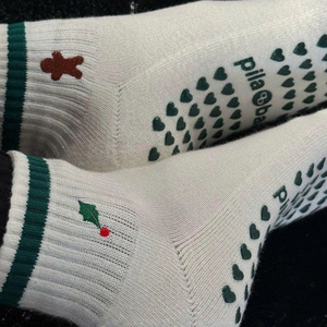 Calcetines Deportivos Antideslizantes con Agarre en el Empeine, de Algodón Elástico, Transpirables, Cómodos, para Yoga, Pilates, Fitness, Ejercicio en Interiores - Product Image 4