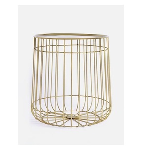 Handmade Metal <b>Basket</b> Crafted <b>For</b> Modern Home Kitchen Dining Room <b>Bathroom</b> Office Decorative Storage Solution - Product Image 1