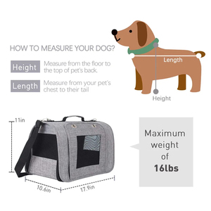 Breathable & Foldable Carrier Custom Design Backpack Pet Lightweight Carrying Travel Bag for Small Dog & Cat - Product Image 3
