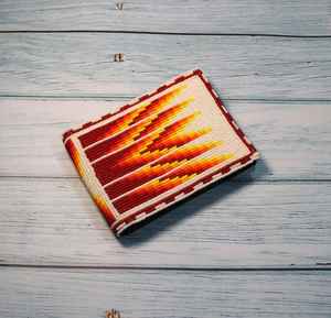 Hot Selling Azetec <b>Beaded</b> Leather Men's Wallets Vintage Style Slim <b>PVC</b> Best Zipper Short Geometric Indian Design High Demand - Product Image 6