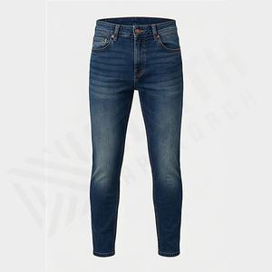 Pantalones Vaqueros de Mezclilla para Hombre 2025, Pantalones Ajustados, Vaqueros Ajustados para Hombre, Venta al por Mayor de Fábrica, Transpirables, Rectos, Servicio OEM - Product Image 1
