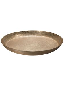 Plateau de rangement rond en laiton, décoratif, accepte les décorations personnalisées en laiton brossé doré, décoration intérieure de luxe - Product Image 5