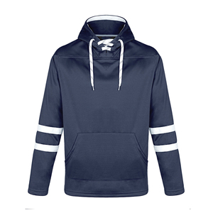 Sudaderas con capucha de hockey sobre hielo personalizadas de alta calidad para hombre, logotipo bordado con cordones, último diseño, ropa deportiva para hombre, sudaderas con capucha, precio razonable OEM - Product Image 4