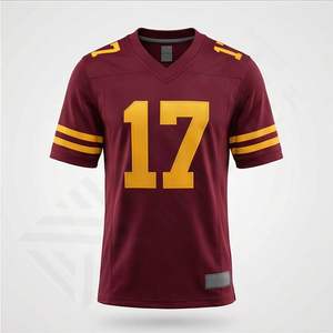 เสื้ออเมริกันฟุตบอลยอดนิยม ประสิทธิภาพสูง น้ำหนักเบา แห้งเร็ว ผลิตจากโพลีเอสเตอร์ ดีไซน์เหนือระดับ ประสิทธิภาพสูงสุดสำหรับทีม - Product Image 1