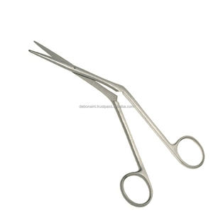 Ciseaux chirurgicaux en acier inoxydable de haute qualité Heymann pour chirurgie nasale, instruments manuels ORL droits Debonairii Dii-i-1360, garantie 1 an - Product Image 4